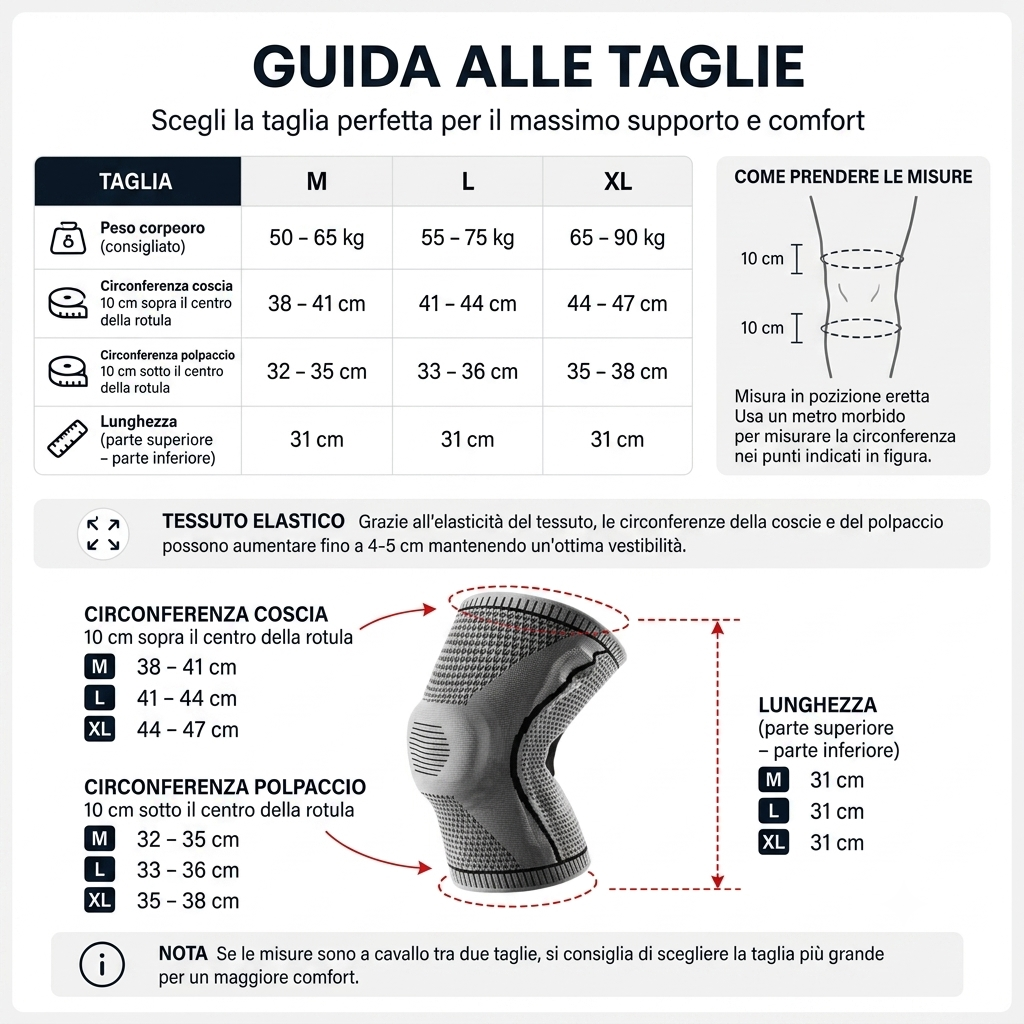 Tenostride™ Pro - Ginocchiera Ortopedica e Sportiva